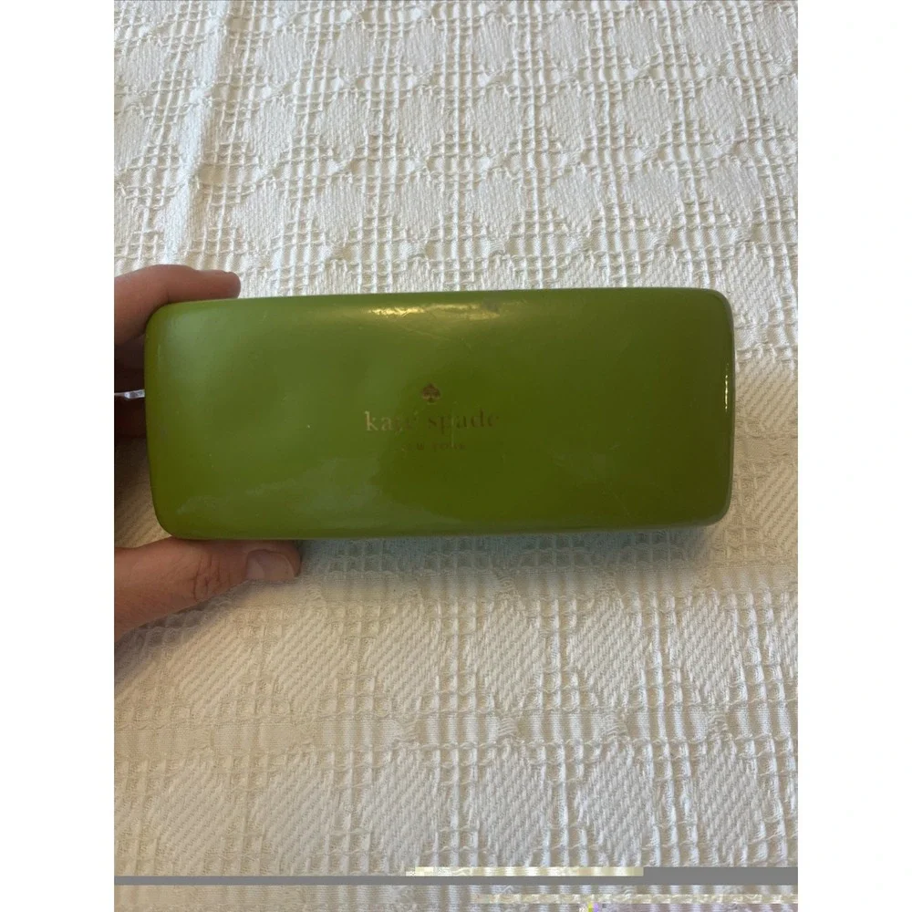 Kate Spade New York Sunglasses Hard Case Teal And Green *READ*